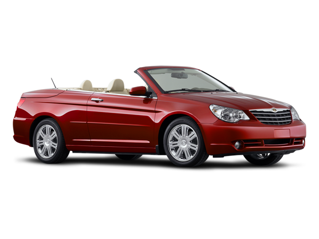 2008 Chrysler Sebring Touring in Inferno Red Crystal — front three-quarter view