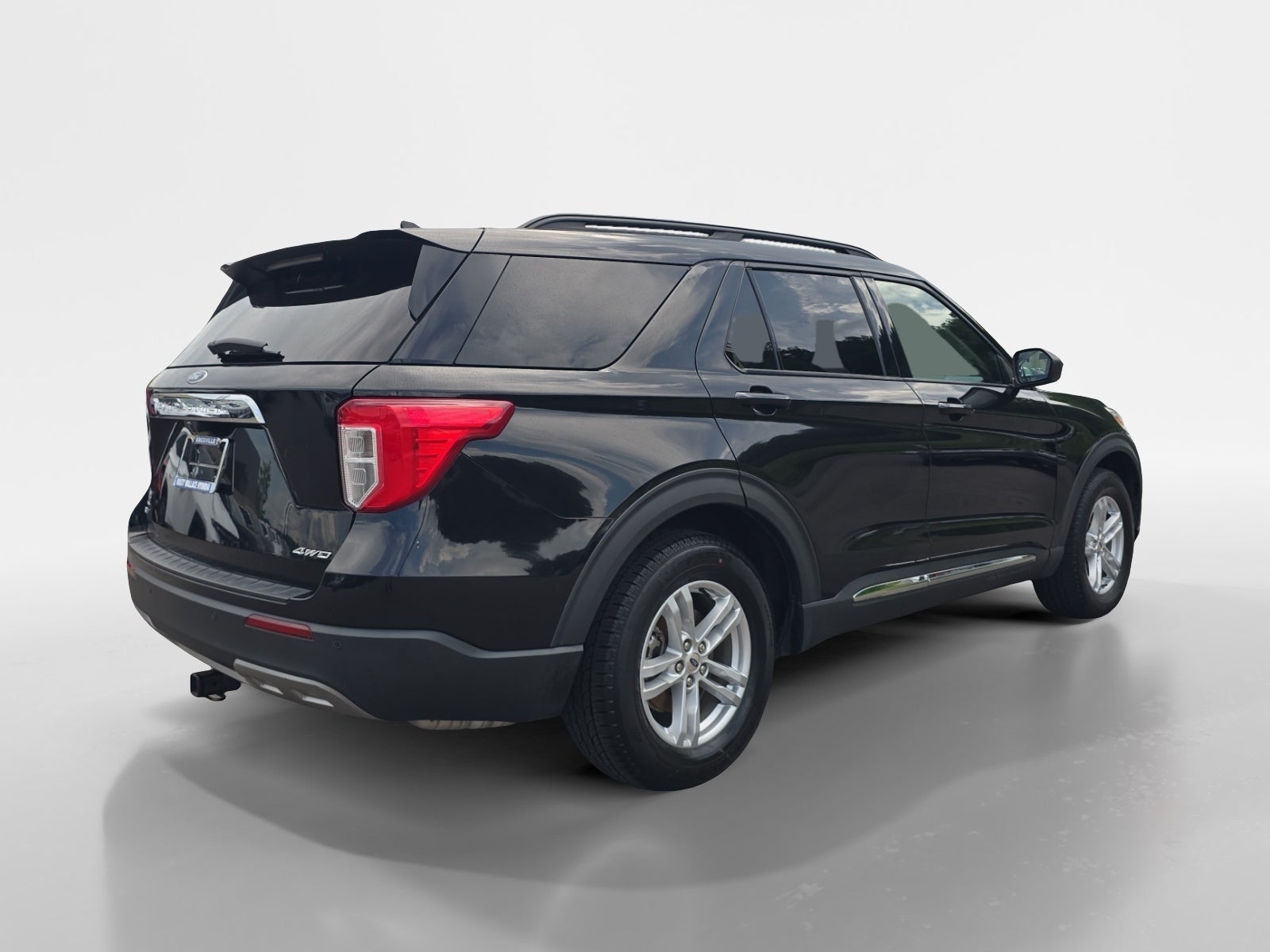 2021 Ford Explorer — rear three-quarter view