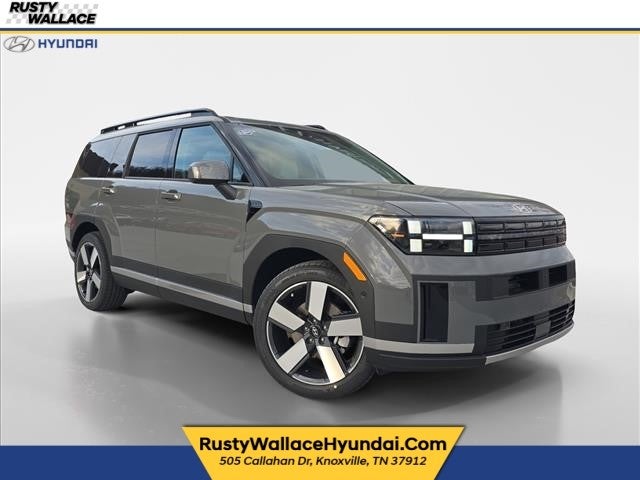 2026 Hyundai SANTA FE Limited in Hampton Gray — front three-quarter view