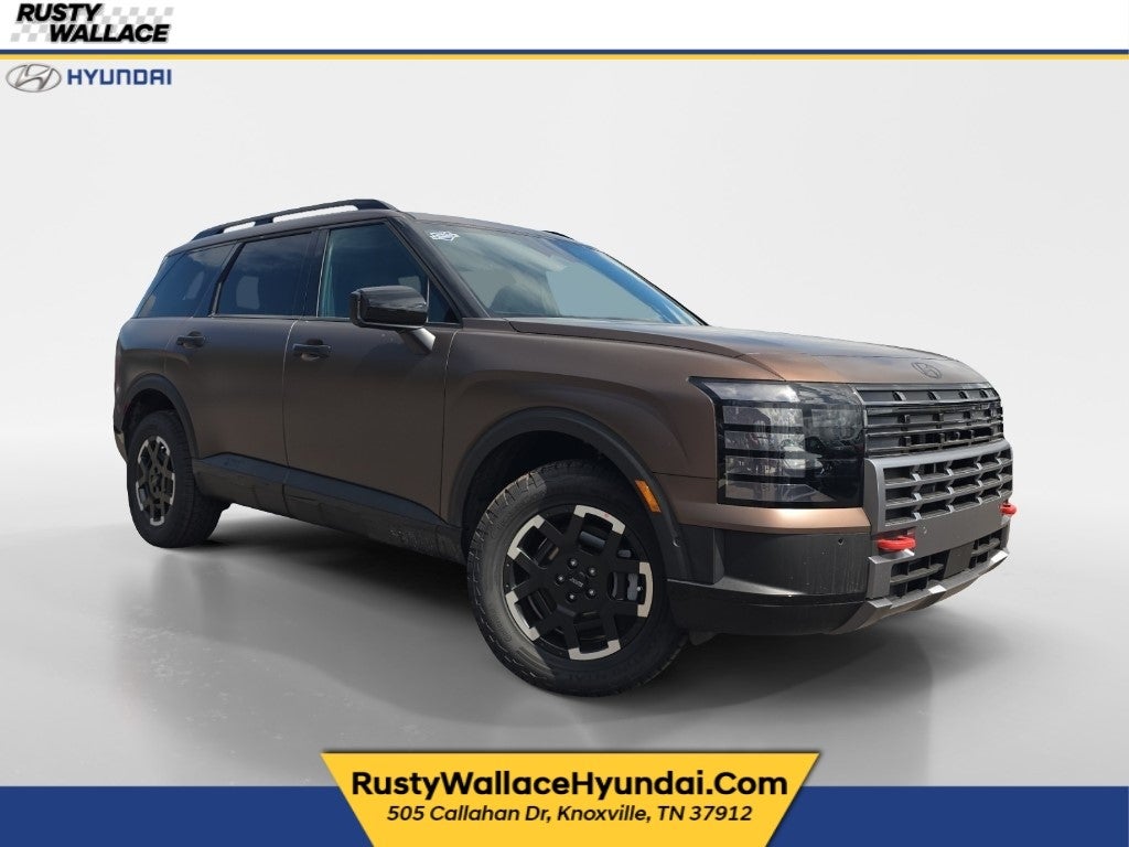2026 Hyundai PALISADE XRT Pro in Earthy Brass Matte — front three-quarter view