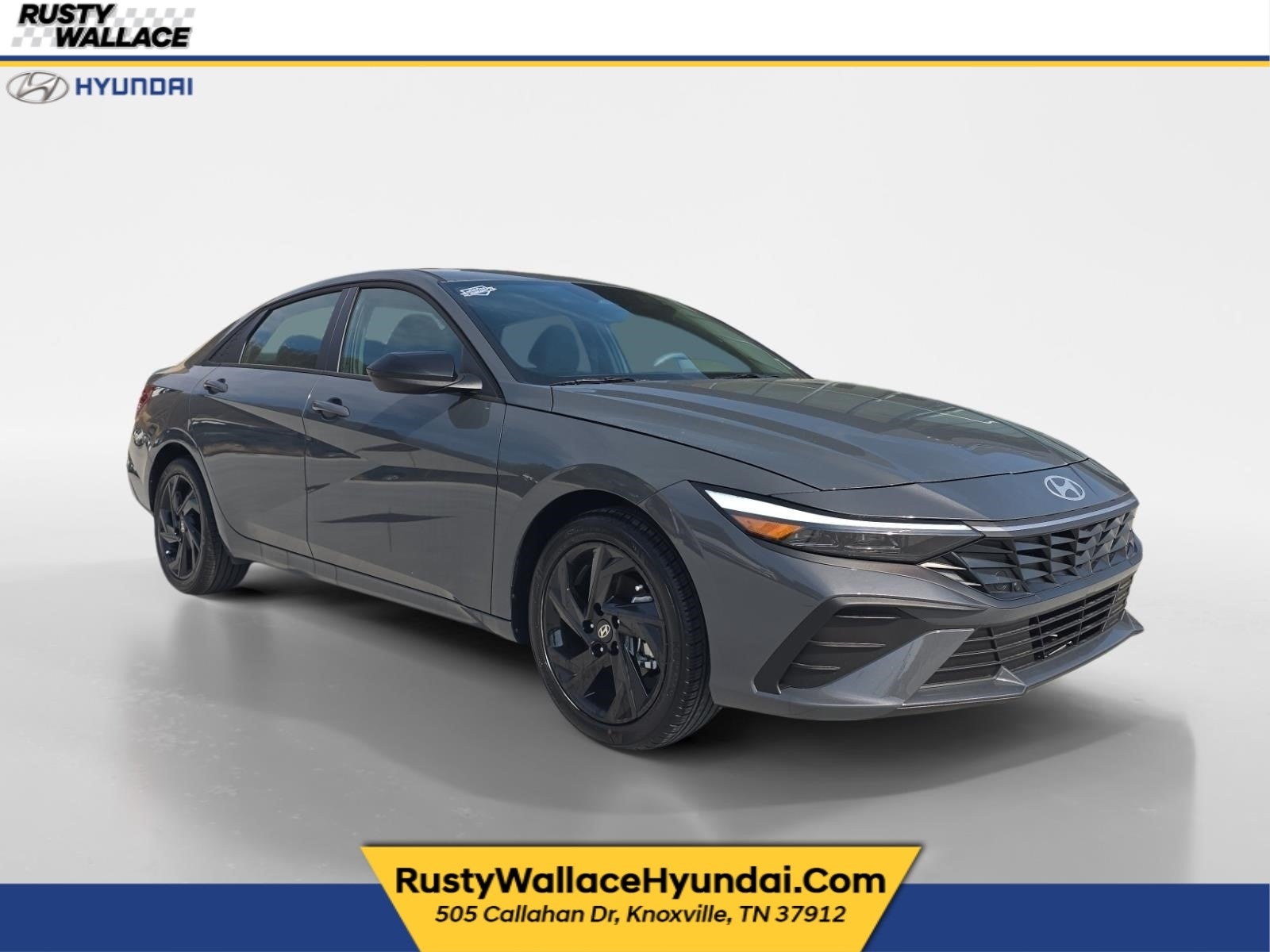 2026 Hyundai ELANTRA SEL Sport in Ecotronic Gray — front three-quarter view