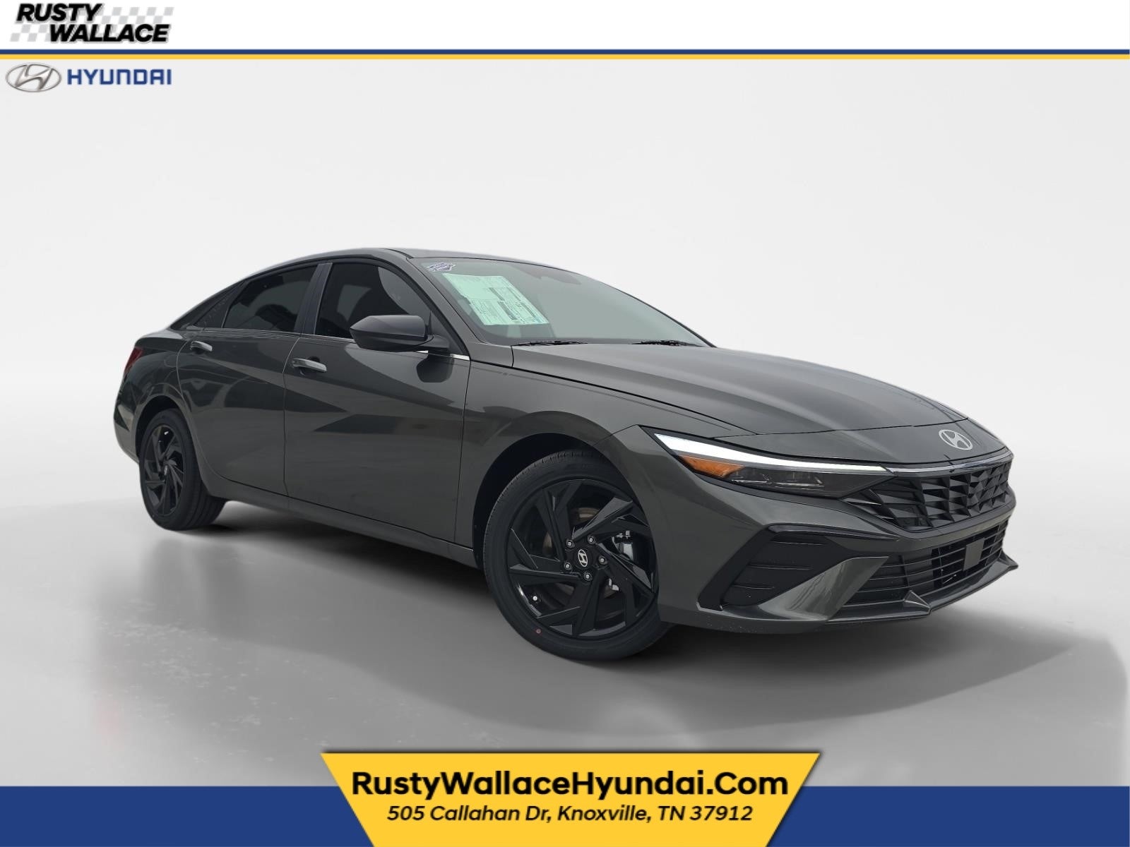 2026 Hyundai ELANTRA SEL Sport Premium in Amazon Gray — front three-quarter view