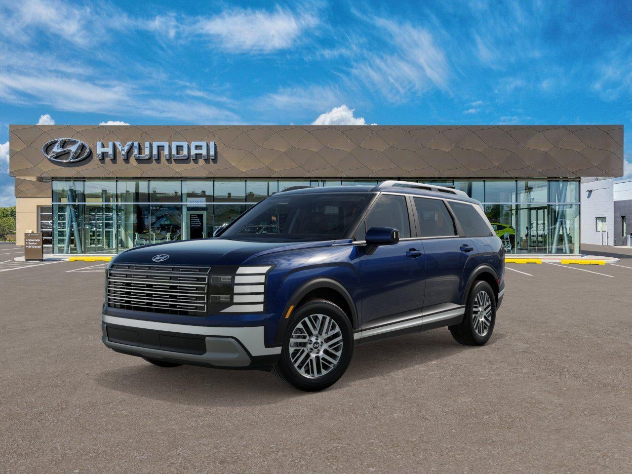 2026 Hyundai PALISADE SEL FWD in Classy Blue Pearl — front three-quarter view